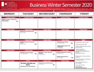 Winter-2020-Business-Schedule-R | Canada Christian College